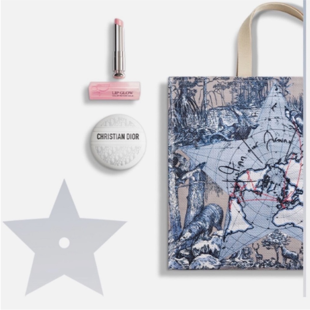 Dior “Around the World” tote and gift set NIB